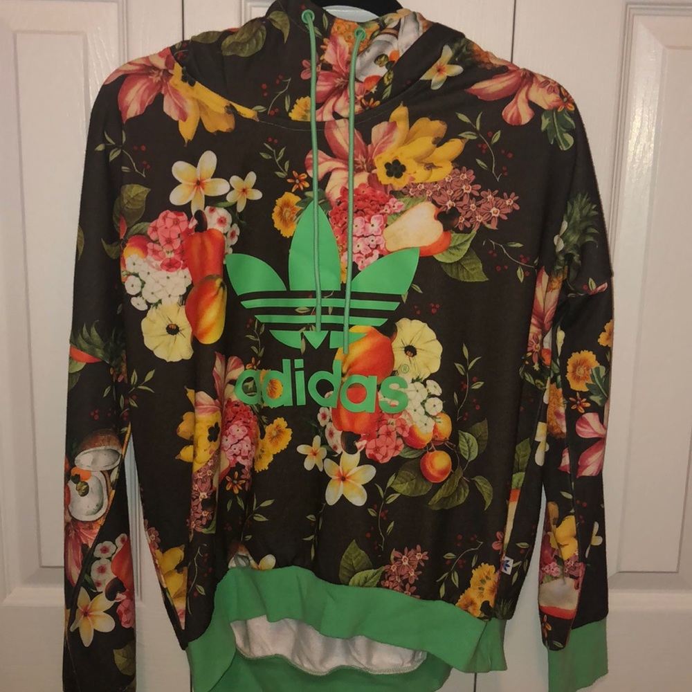 Adidas pattern hoodie